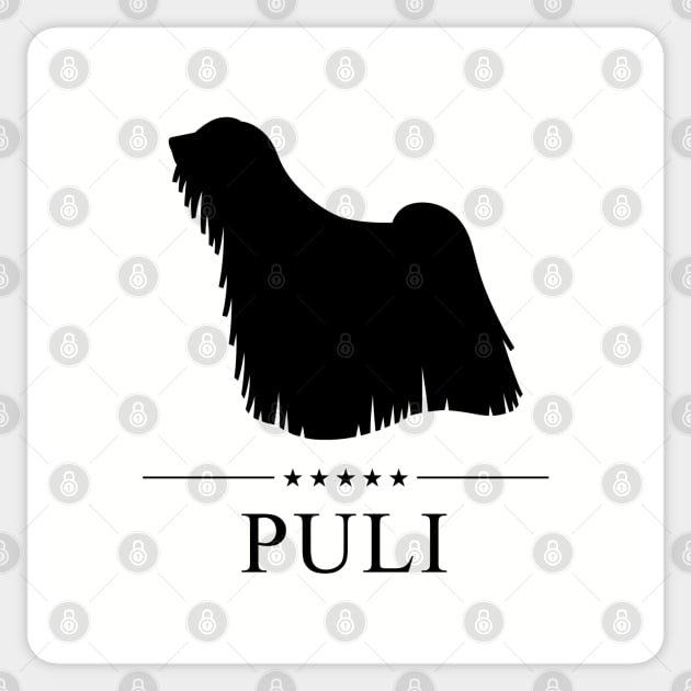 Puli Black Silhouette Sticker by millersye